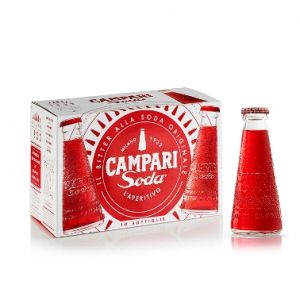 CAMPARI SODA 10 cl. vetro a perdere - Scatole da 10 bottiglie