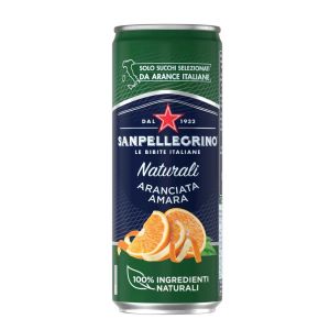 ARANCIATA Amara "Naturali" SAN PELLEGRINO 33 cl. - Pacchi da 24 lattine